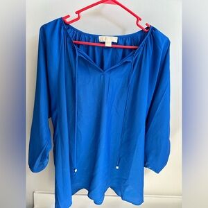 Michael Kors women’s blue blouse